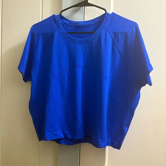 lululemon athletica Tops - EUC Lululemon Swiftly Tech Cropped Top